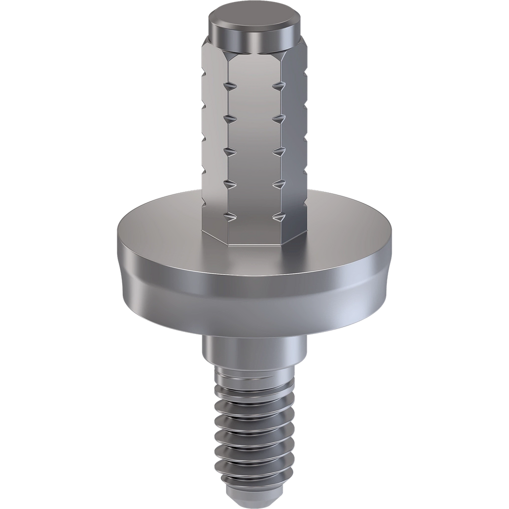 Molaris™ TiLobe® Immediate Temporary Abutment, Straight Ø 7.0, F 6.0, C 1.5 mm