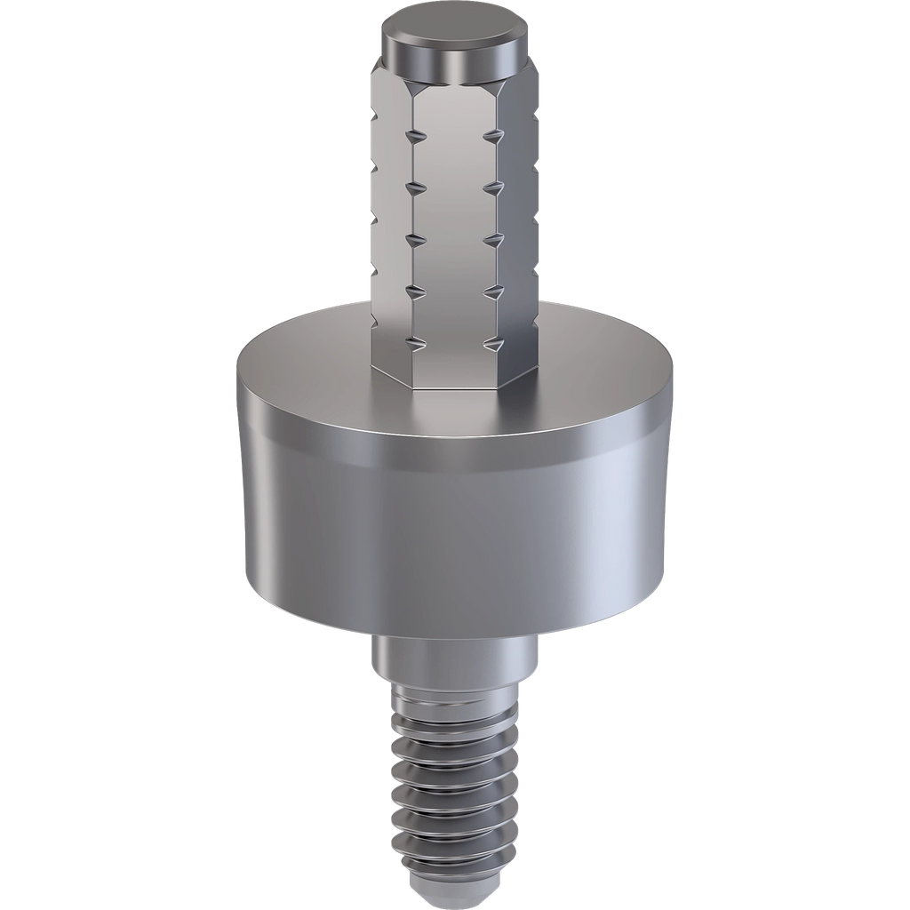 Molaris™ TiLobe® Immediate Temporary Abutment, Straight Ø 7.0, F 6.0, C 3.0 mm