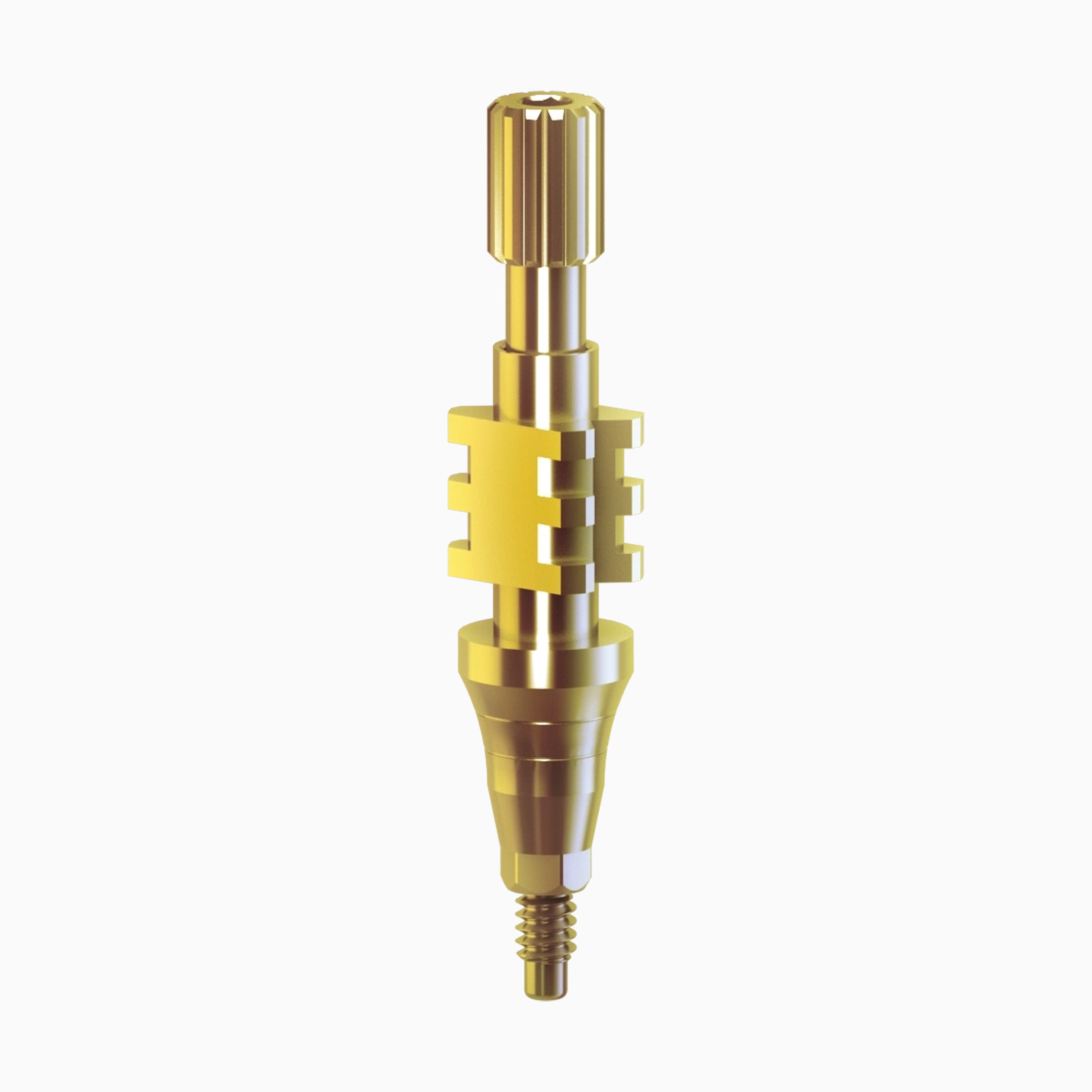 Conical Ratchet Impression Coping, Open Tray, 4.5flr