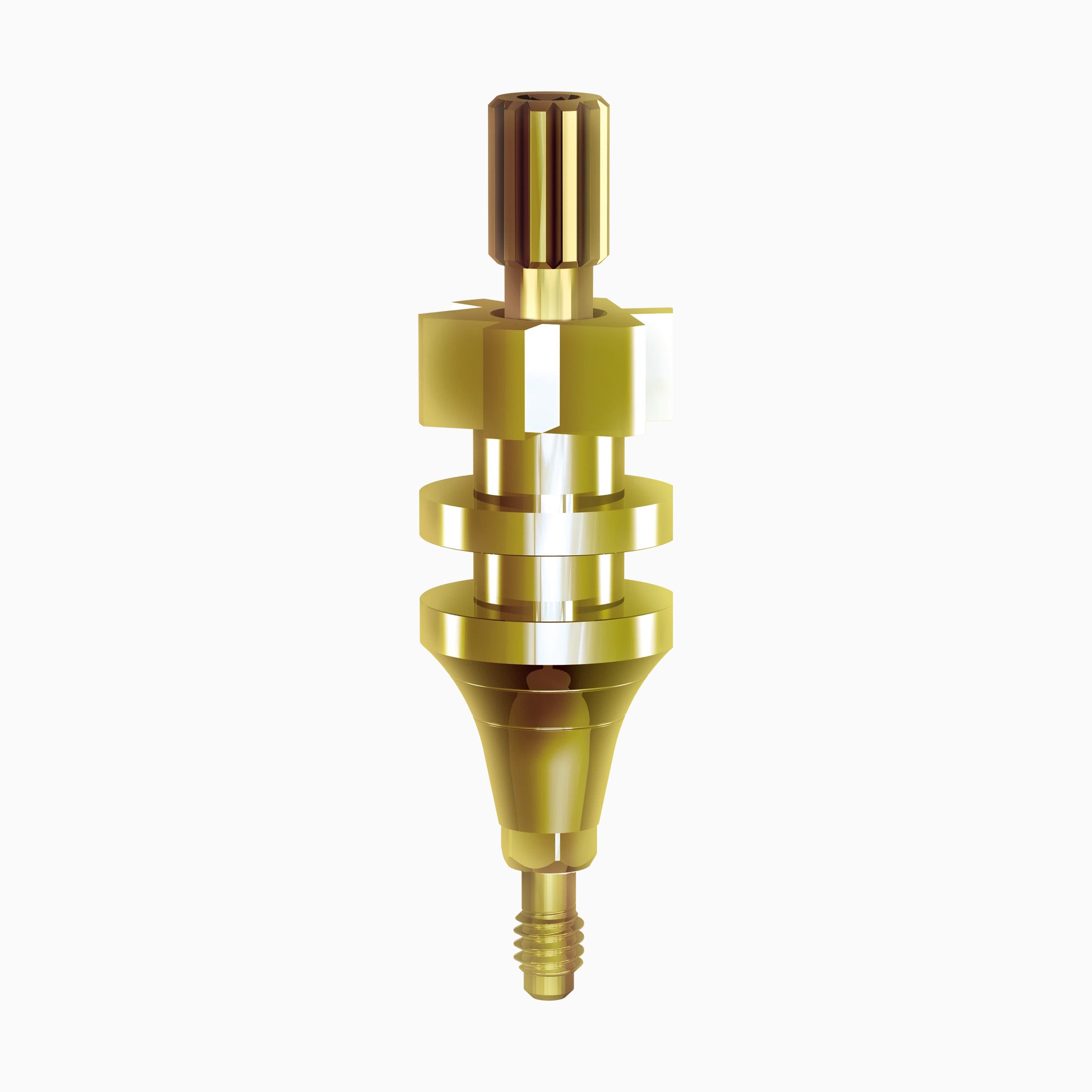 Conical Ratchet Impression Coping, Open Tray, 6.0flr