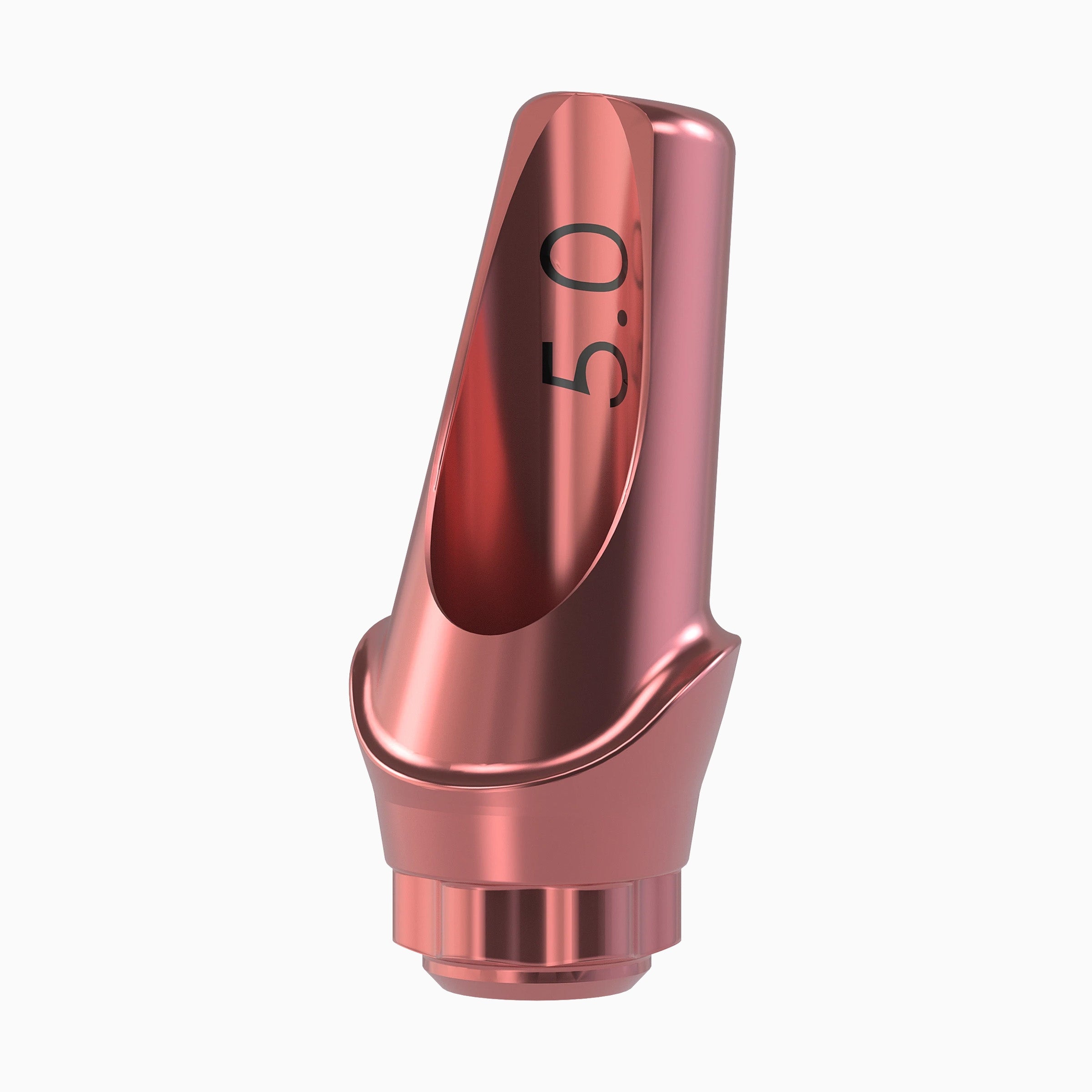 GENESIS® Esthetic Abutment, 15° Angled, Contour, D4.5, F5.0 x C0.5 mm