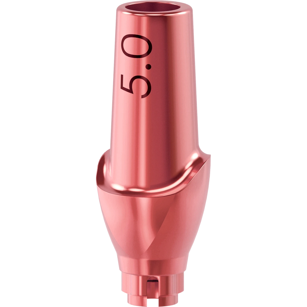 GENESIS® TI-LOBE TITE™ Aesthetic Contour Ti Abutment Ø 3.5/3.8, F 5.0, C 3.0 mm, w/ Screw