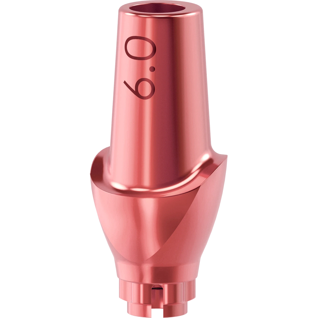 GENESIS® TI-LOBE TITE™ Aesthetic Contour Ti Abutment Ø 4.5, F 6.0, C 3.0 mm, w/ Screw