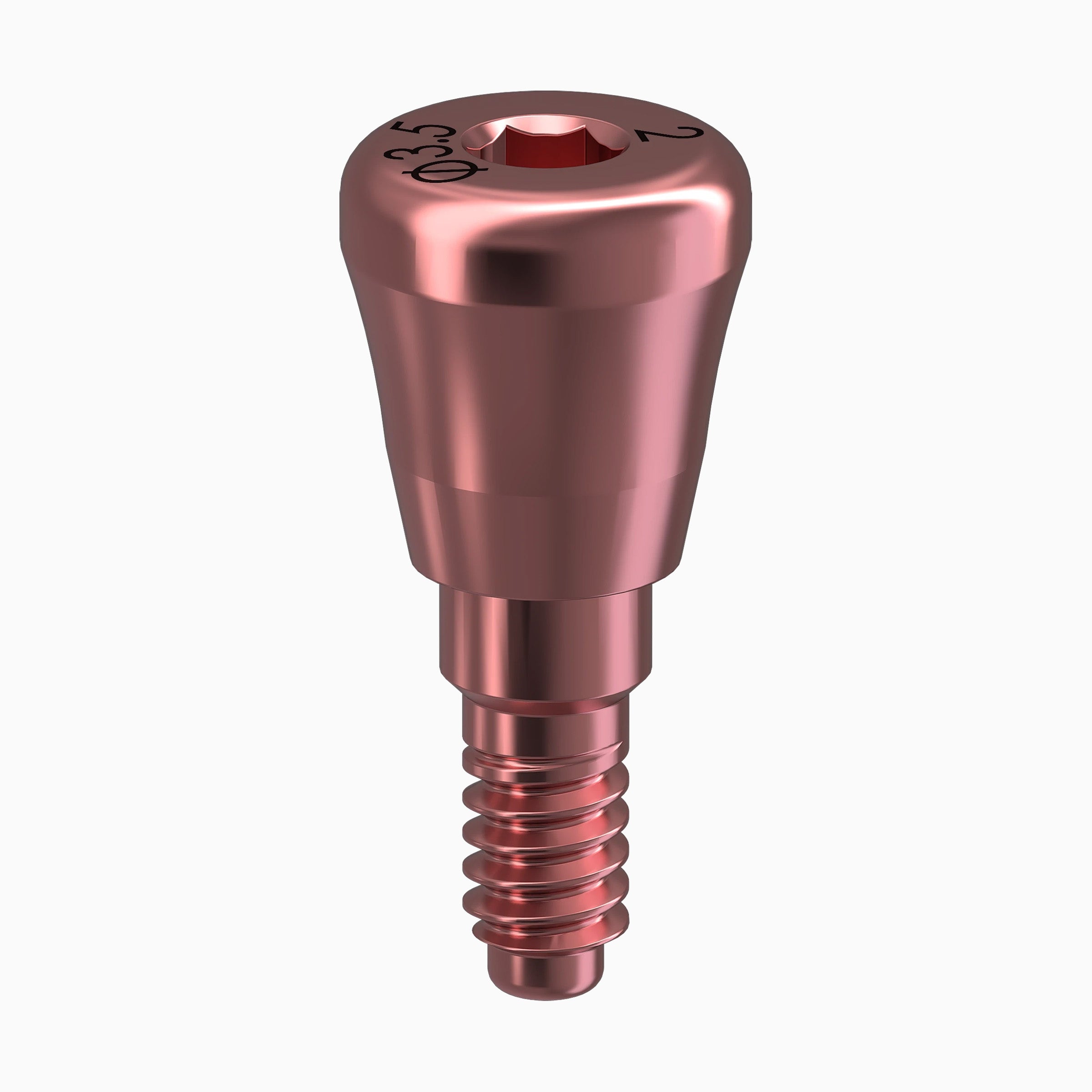 GENESIS ACTIVE™ Conical Healing Abutment, Concave, Ø3.5, H2.0mm
