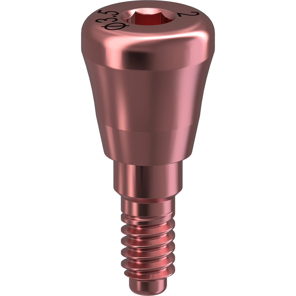 GENESIS ACTIVE™ Conical Healing Abutment, Concave Ø 3.5, H 2.0 mm