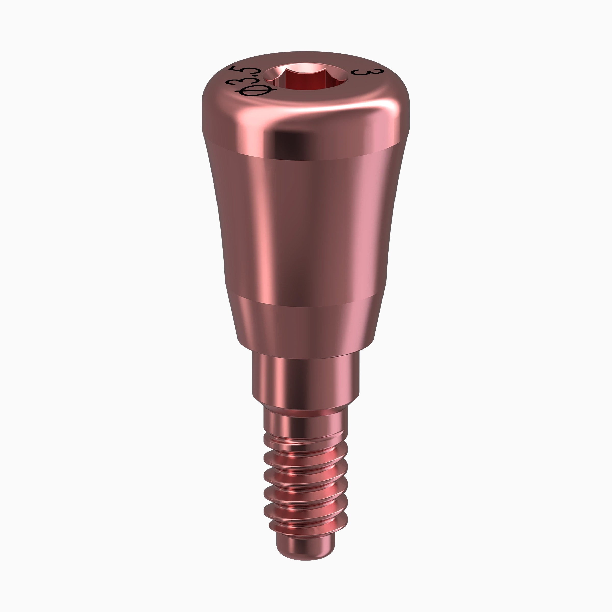 GENESIS ACTIVE™ Conical Healing Abutment, Concave, Ø3.5, H3.0mm