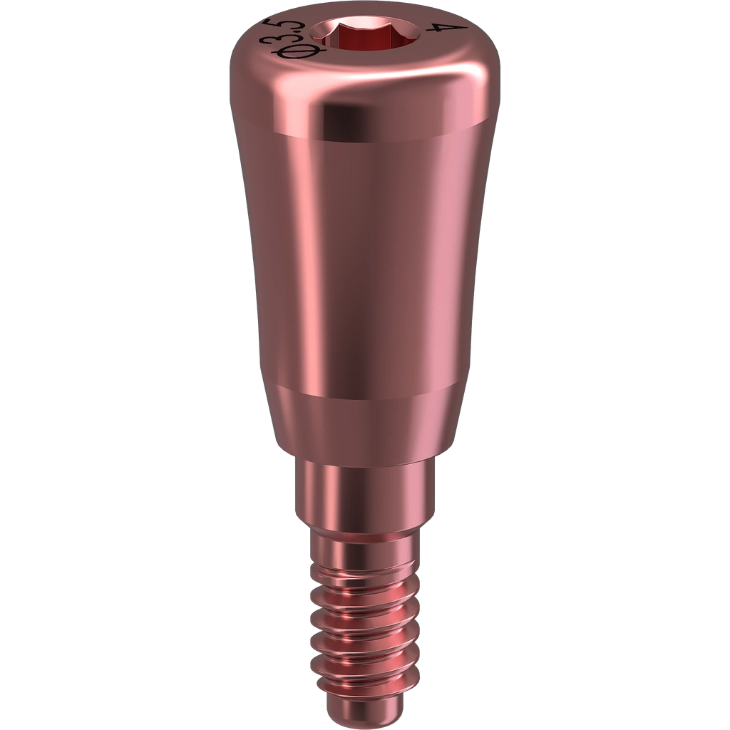 GENESIS ACTIVE™ Conical Healing Abutment, Concave Ø 3.5, H 4.0 mm