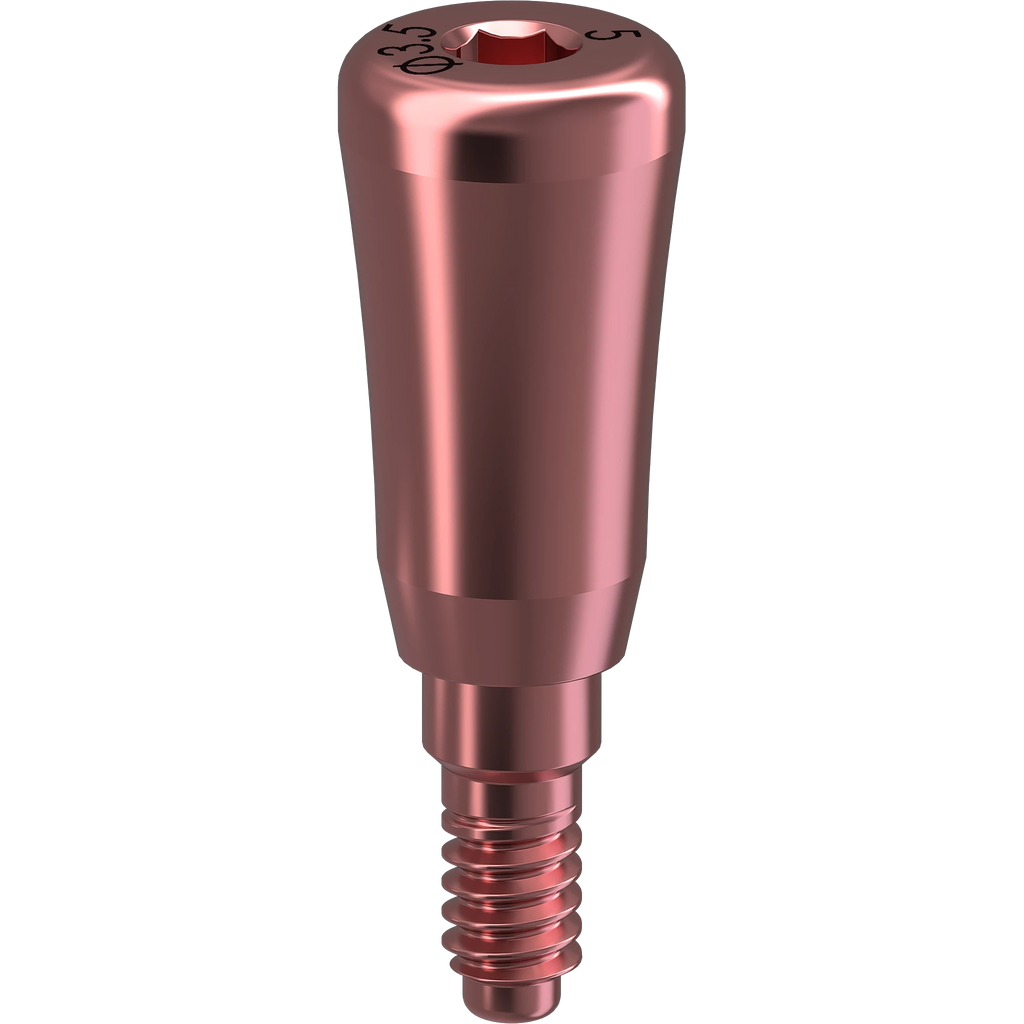 GENESIS ACTIVE™ Conical Healing Abutment, Concave Ø 3.5, H 5.0 mm