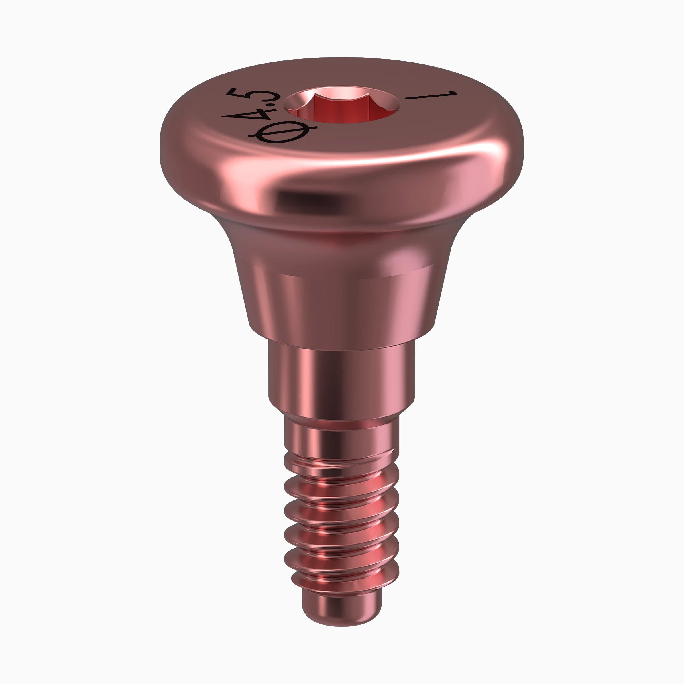 GENESIS ACTIVE™ Conical Healing Abutment, Concave, Ø4.5, H1.0mm