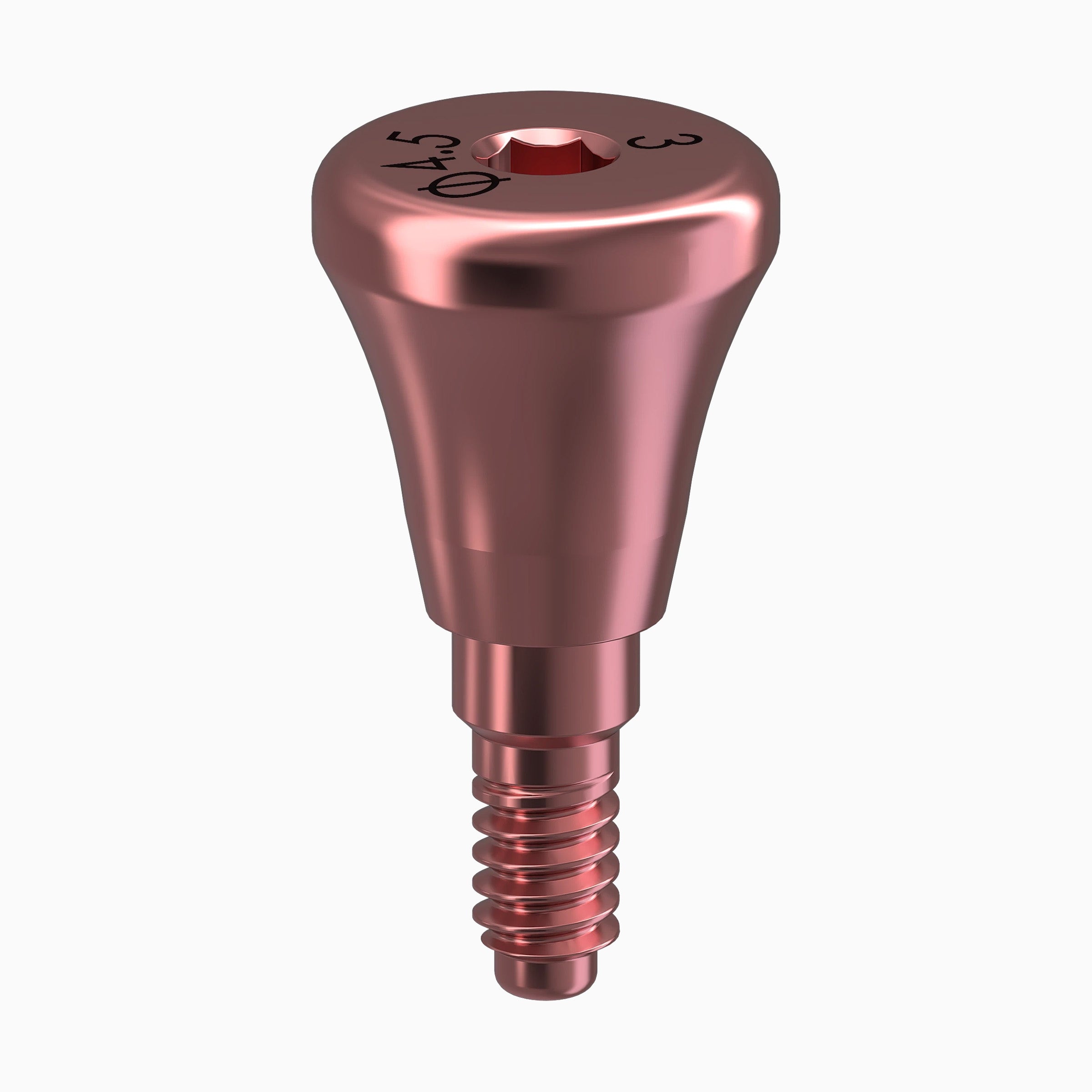 GENESIS ACTIVE™ Conical Healing Abutment, Concave, Ø4.5, H3.0mm
