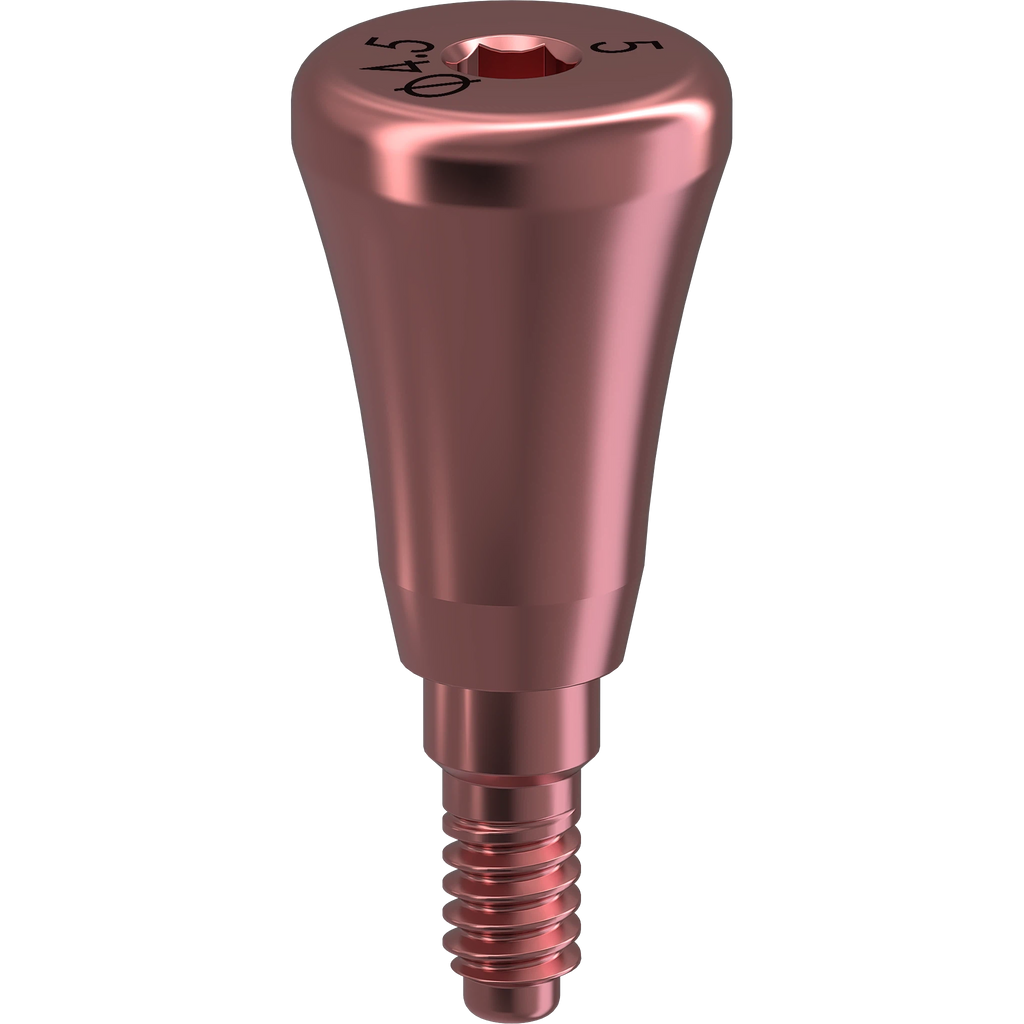 GENESIS ACTIVE™ Conical Healing Abutment, Concave Ø 4.5, H 5.0 mm