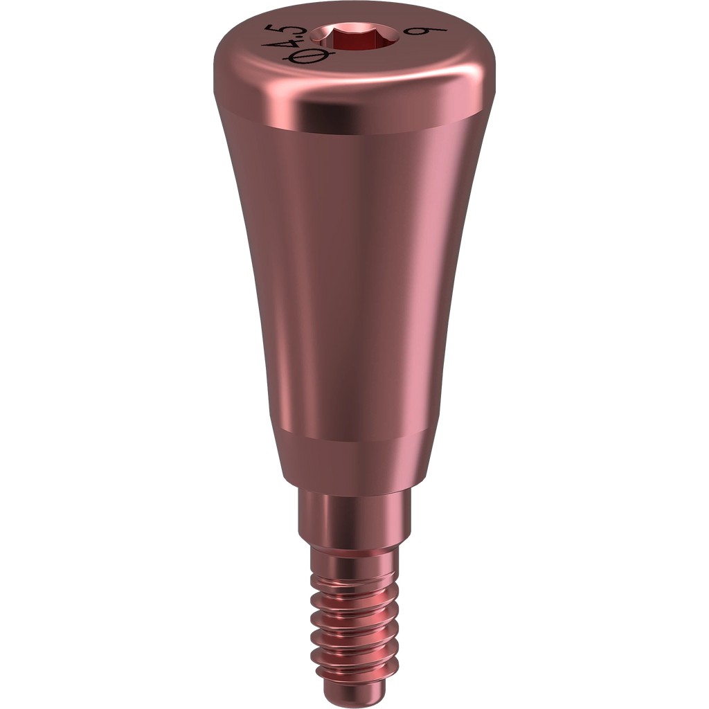 GENESIS ACTIVE™ Conical Healing Abutment, Concave Ø 4.5, H 6.0 mm