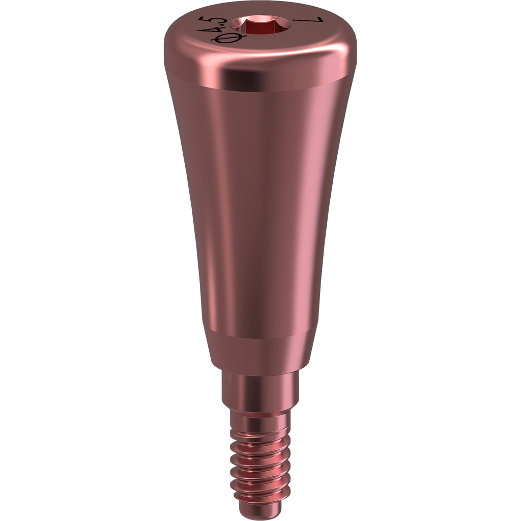 GENESIS ACTIVE™ Conical Healing Abutment, Concave Ø 4.5, H 7.0 mm