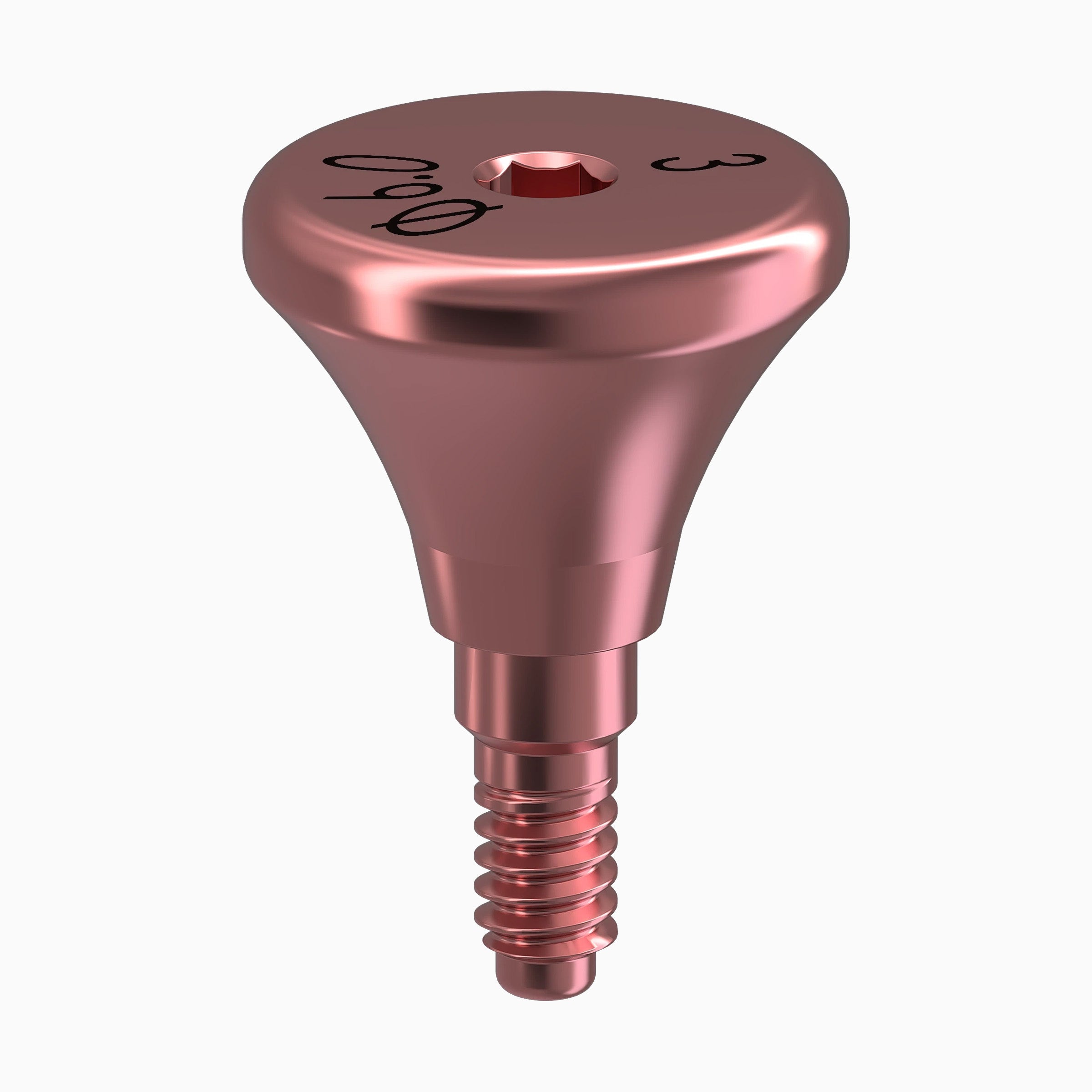 GENESIS ACTIVE™ Conical Healing Abutment, Concave, Ø6.0, H3.0mm