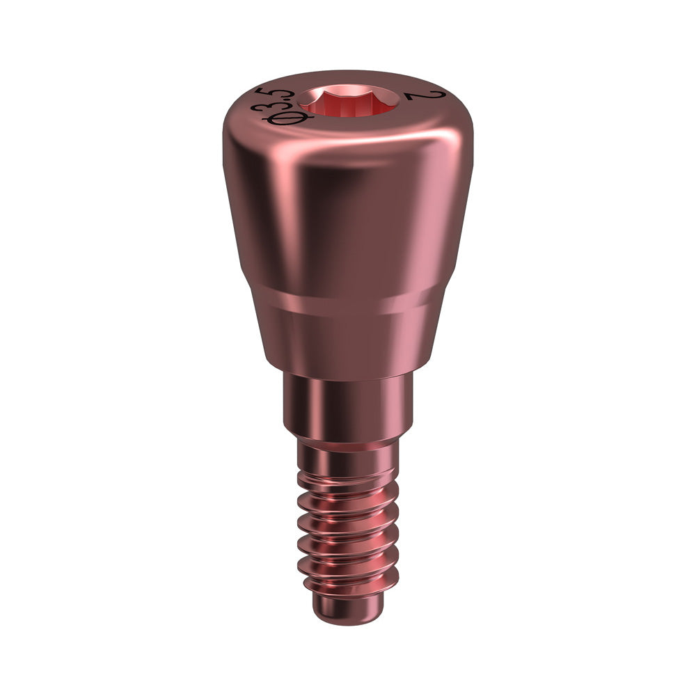 GENESIS ACTIVE™ Conical Healing Abutment, Flared Ø 3.5, H 2.0 mm