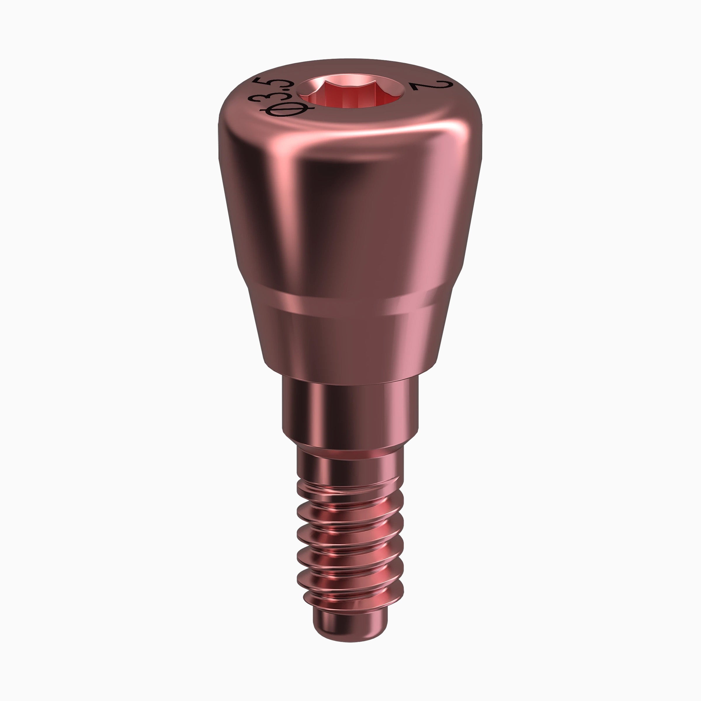 GENESIS ACTIVE™ Conical Healing Abutment, Flared, Ø3.5, H2.0mm