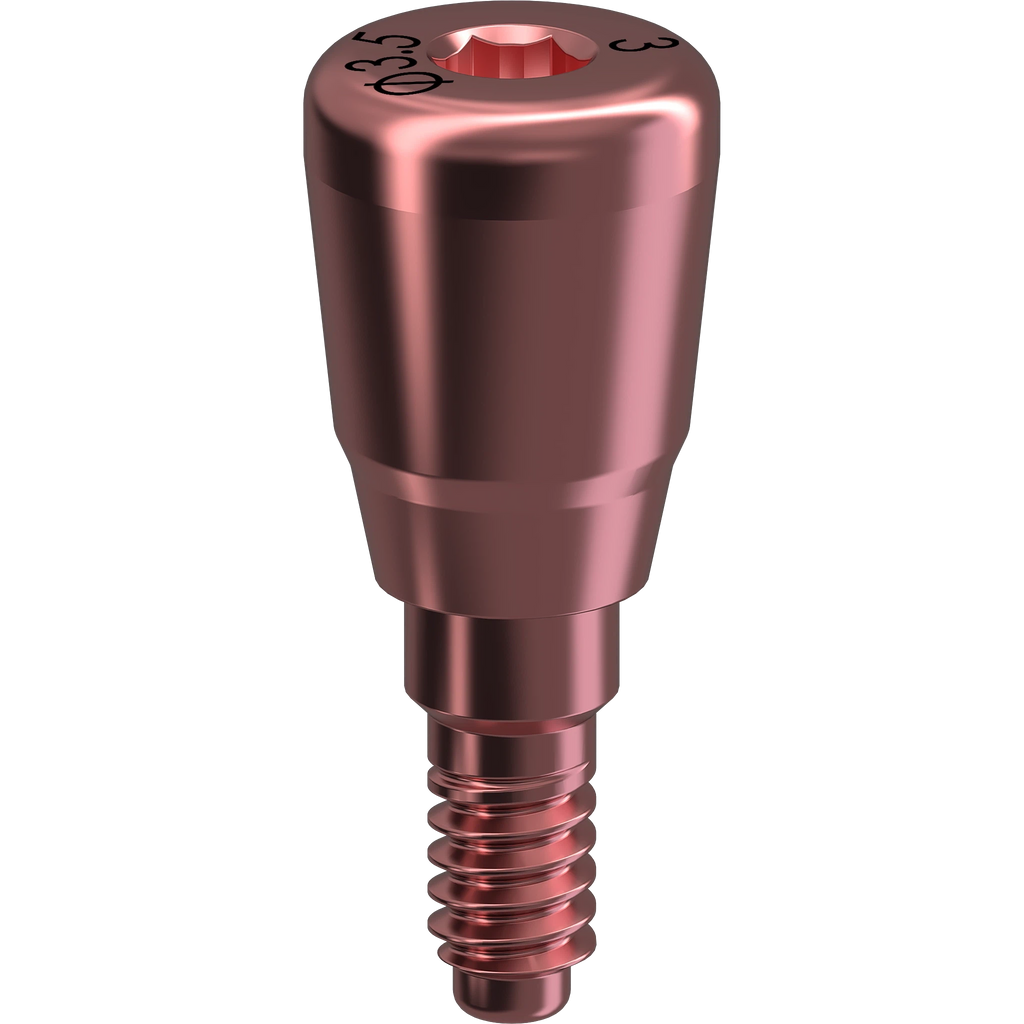 GENESIS ACTIVE™ Conical Healing Abutment, Flared Ø 3.5, H 3.0 mm