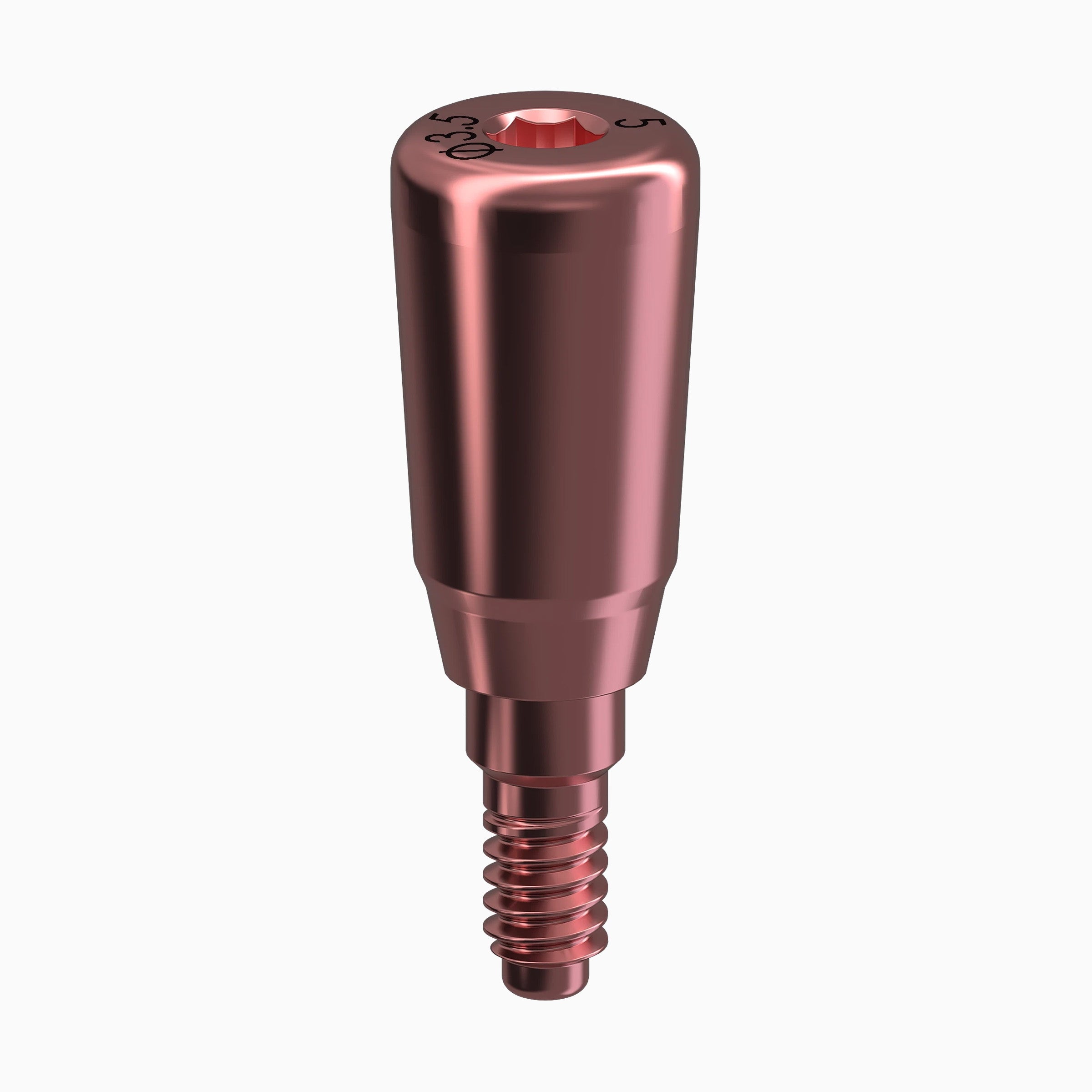 GENESIS ACTIVE™ Conical Healing Abutment, Flared, Ø3.5, H5.0 mm