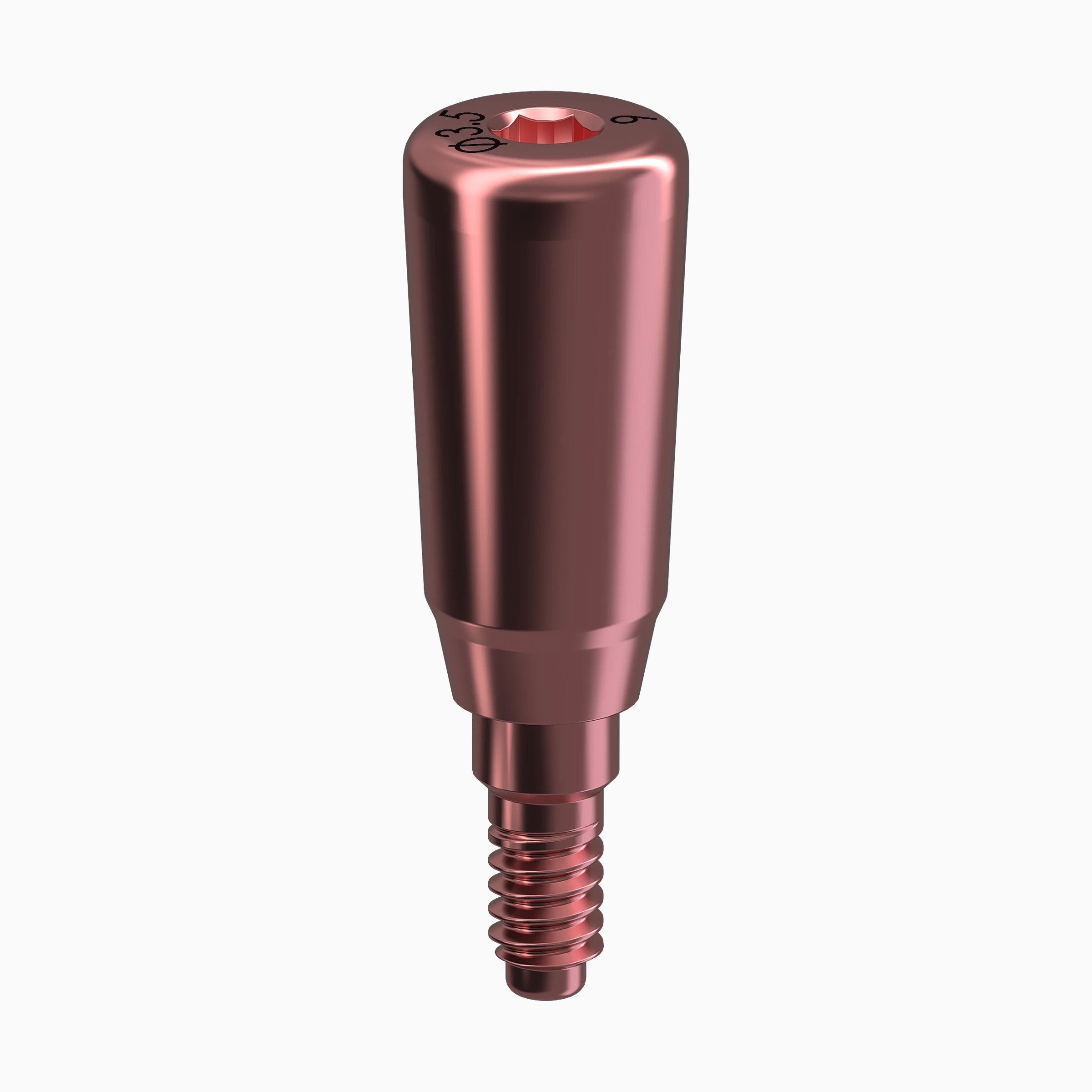 GENESIS ACTIVE™ Conical Healing Abutment, Flared, Ø3.5, H6.0mm