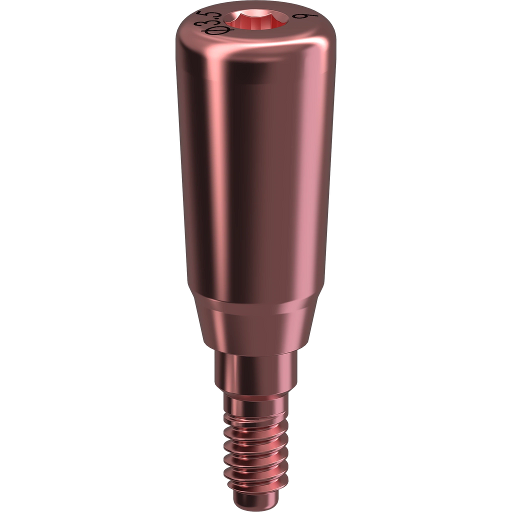 GENESIS ACTIVE™ Conical Healing Abutment, Flared Ø 3.5, H 6.0 mm