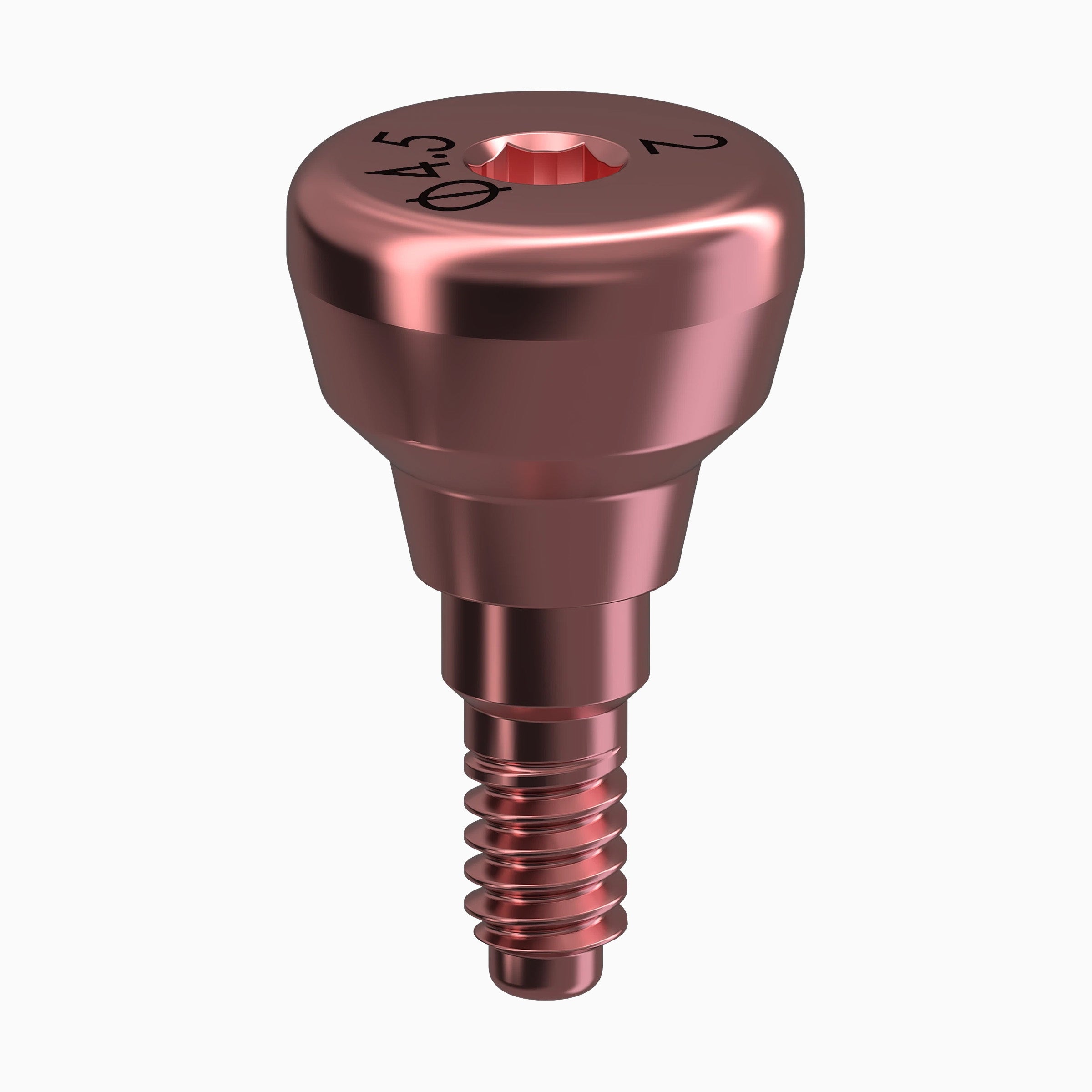 GENESIS ACTIVE™ Conical Healing Abutment, Flared, Ø4.5, H2.0mm