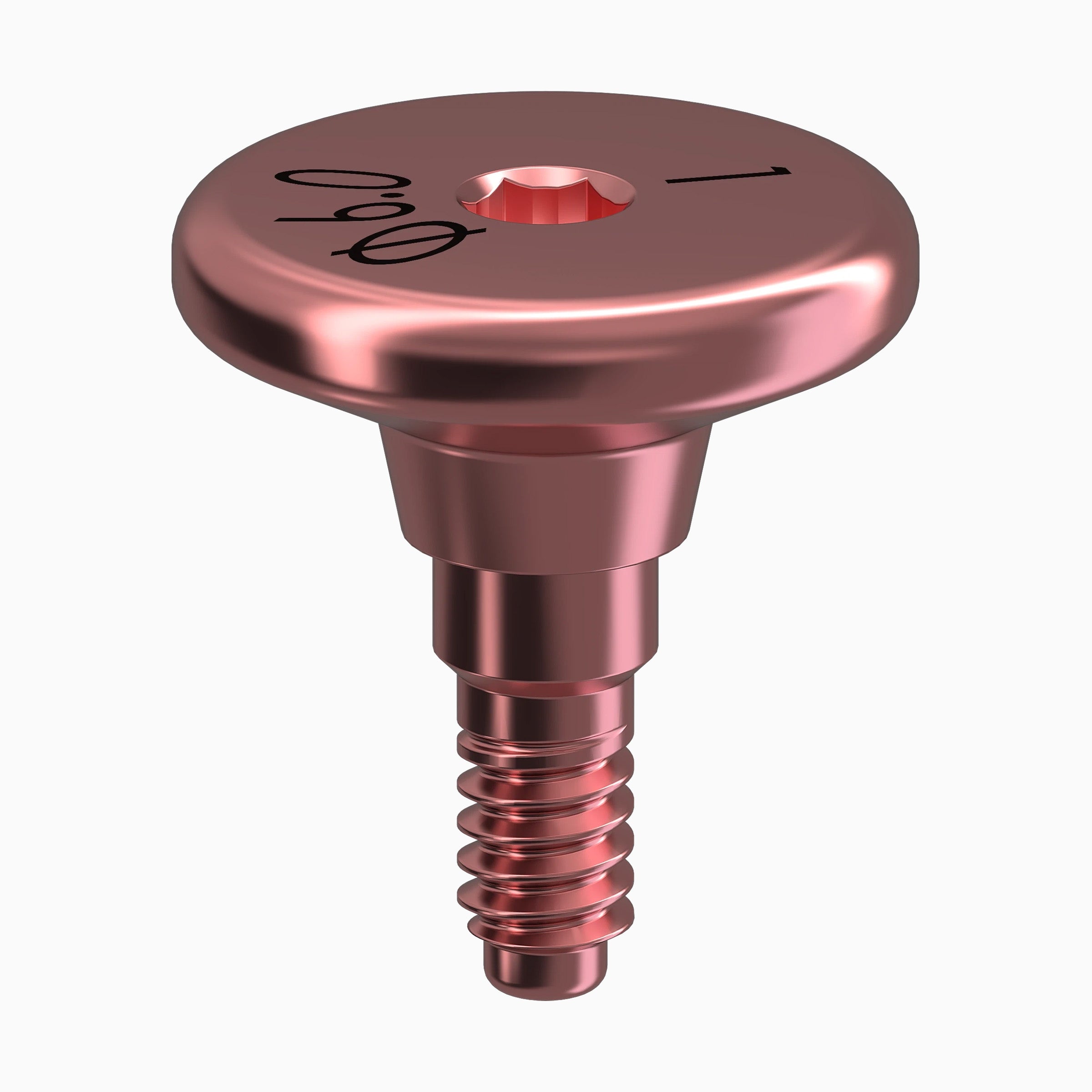 GENESIS ACTIVE™ Conical Healing Abutment, Flared, Ø6.0, H1.0mm