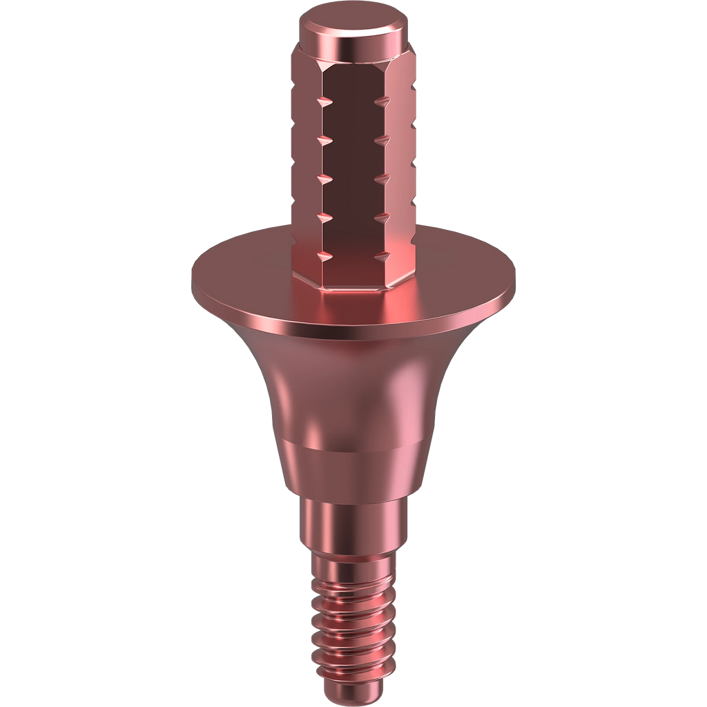 GENESIS ACTIVE™ Immediate Temporary Abutment, Concave Ø 6.0, H 3.0 mm, Immediate