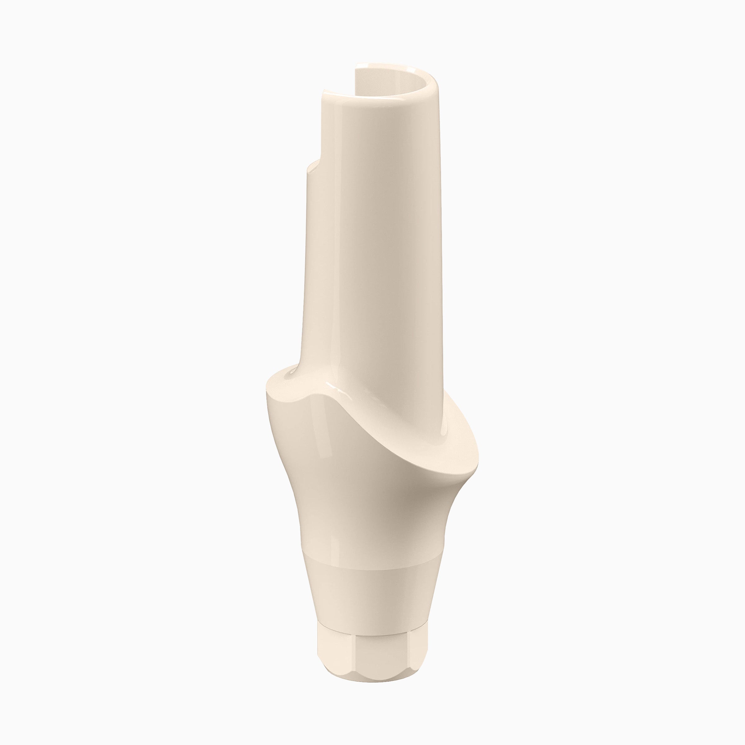 GENESIS ACTIVE™ Conical Temporary Abutment, PEEK, Straight, Esthetic, Concave, Ø4.5, H3.0mm, Engaging