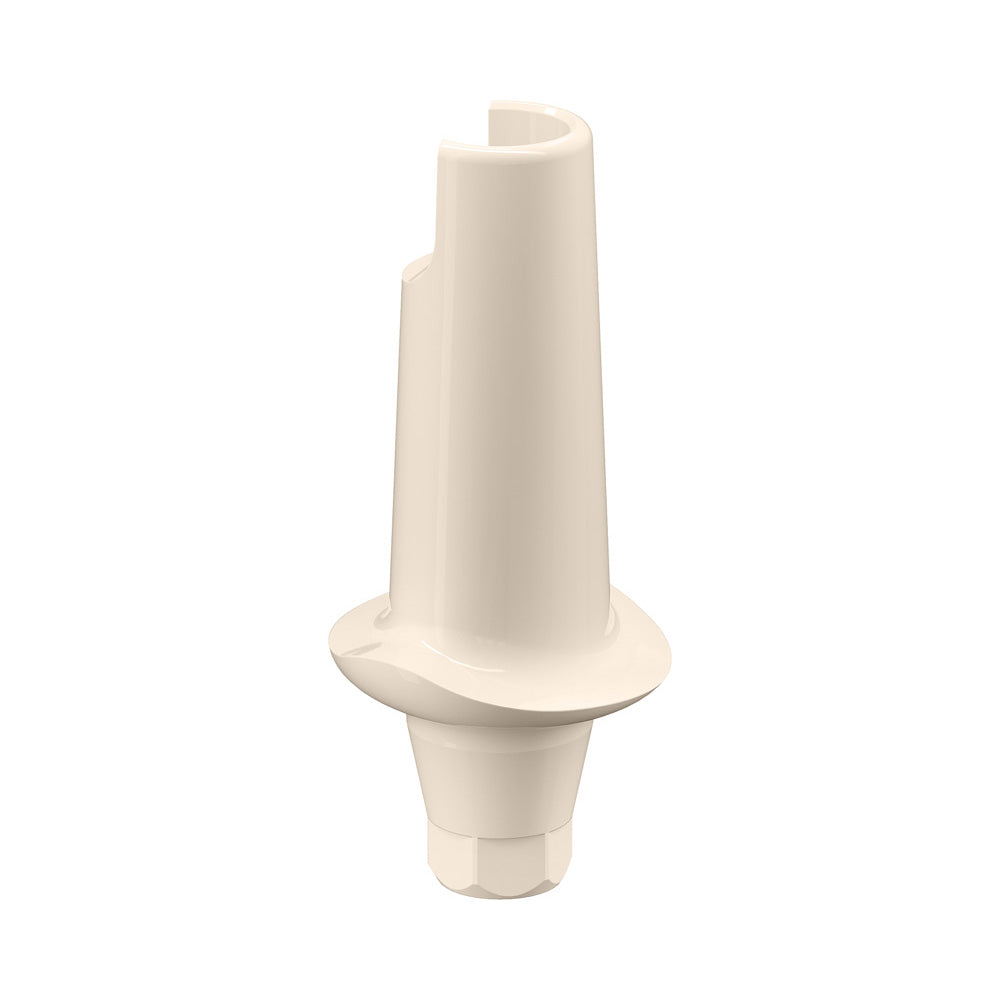 GENESIS ACTIVE™ Straight Aesthetic PEEK Temporary Abutment, Concave, Ø 6.0, H 1.0 mm
