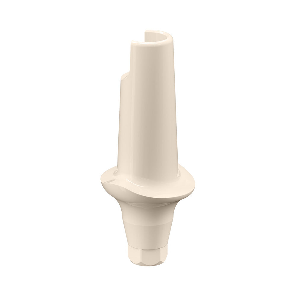 GENESIS ACTIVE™ Straight Aesthetic PEEK Temporary Abutment, Concave, Ø 6.0, H 2.0 mm
