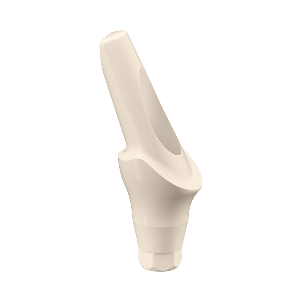 GENESIS ACTIVE™ 20° Angled Aesthetic PEEK Temporary Abutment, Concave, Ø 4.5, H 2.0 mm