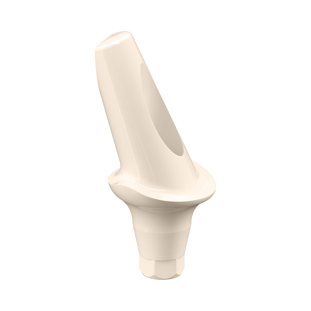 GENESIS ACTIVE™ 20° Angled Aesthetic PEEK Temporary Abutment, Concave, Ø 6.0, H 2.0 mm
