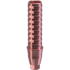 GENESIS ACTIVE™ Conical TiPink Temporary Abutment, Concave, Ø F 3.5, H 2.0 mm, Engaging