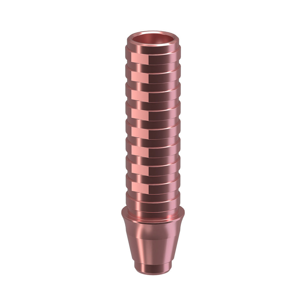 GENESIS ACTIVE™ Conical TiPink Temporary Abutment, Concave, Ø F 3.5, H 1.0 mm, Non-Engaging