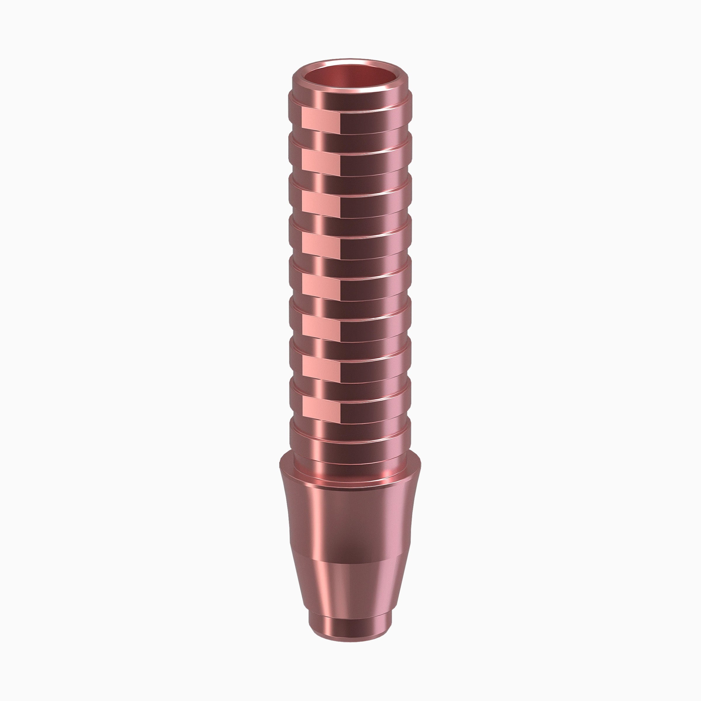 GENESIS ACTIVE™ Conical TiPink Temporary Abutment, Concave, Ø3.5, H2.0mm, Non-Engaging