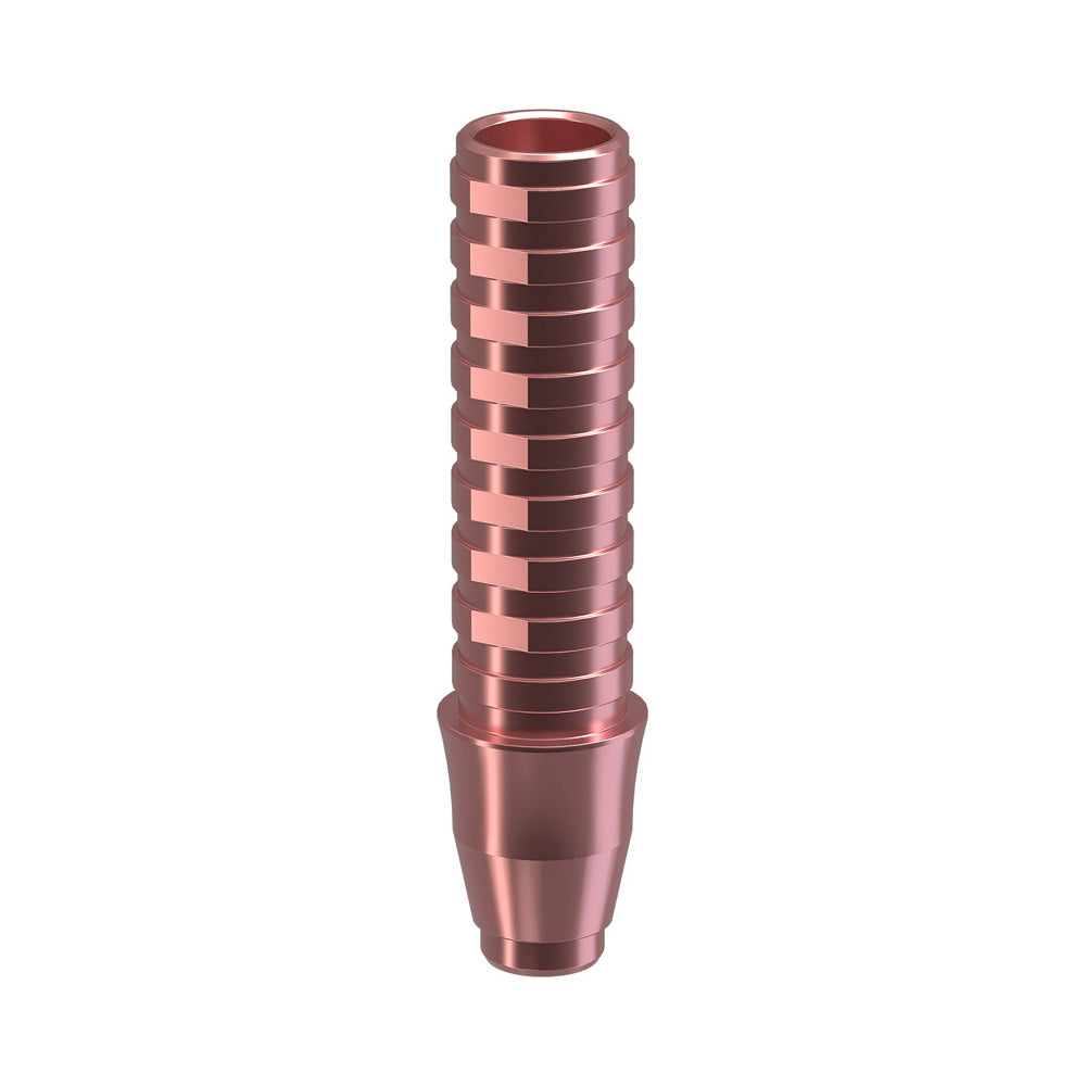 GENESIS ACTIVE™ Conical TiPink Temporary Abutment, Concave, Ø F 3.5, H 2.0 mm, Non-Engaging