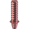 GENESIS ACTIVE™ Conical TiPink Temporary Abutment, Concave, Ø F 4.5, H 1.0 mm, Non-Engaging