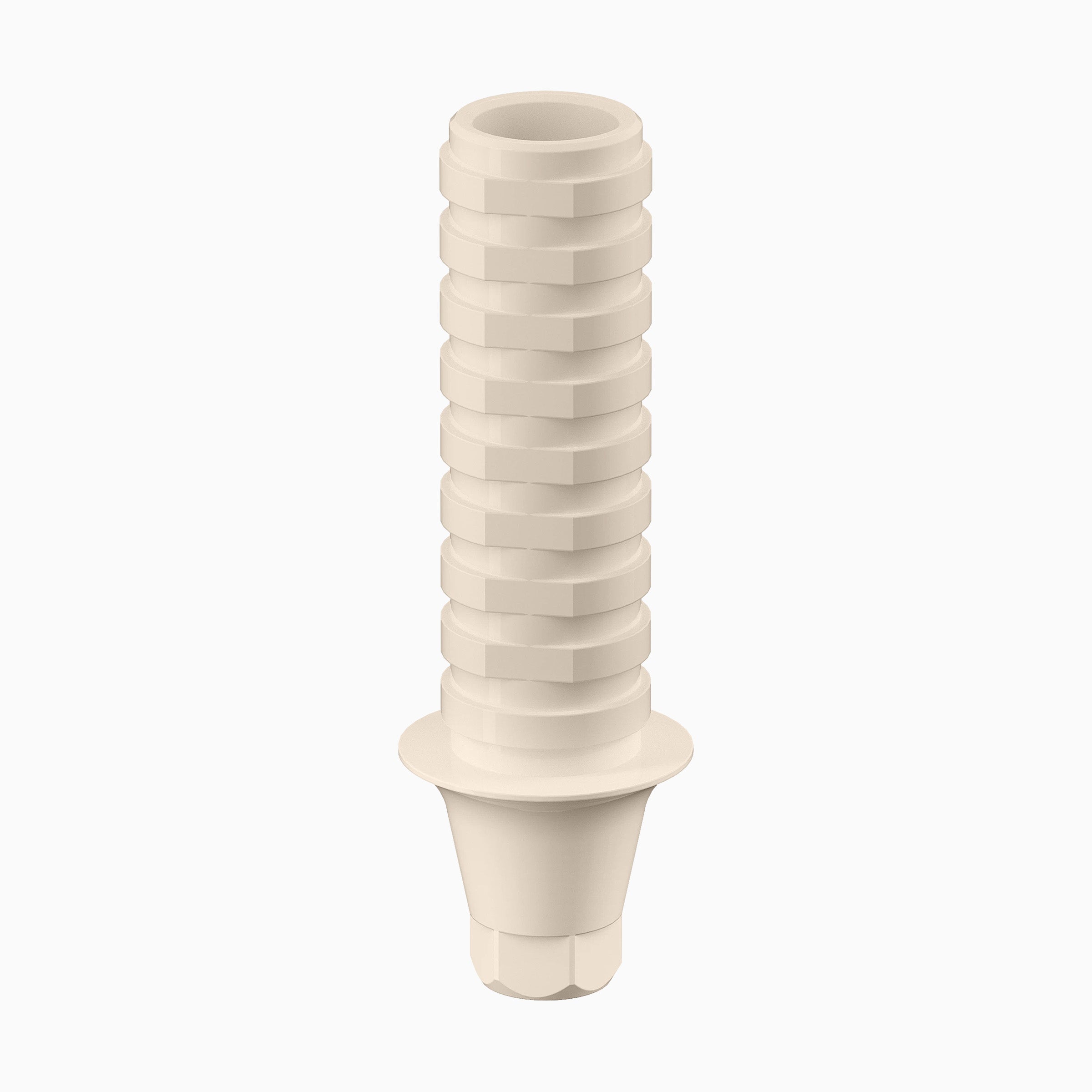 GENESIS ACTIVE™ Conical PEEK Temporary Abutment, Concave, Ø4.5, H1.0mm, Engaging