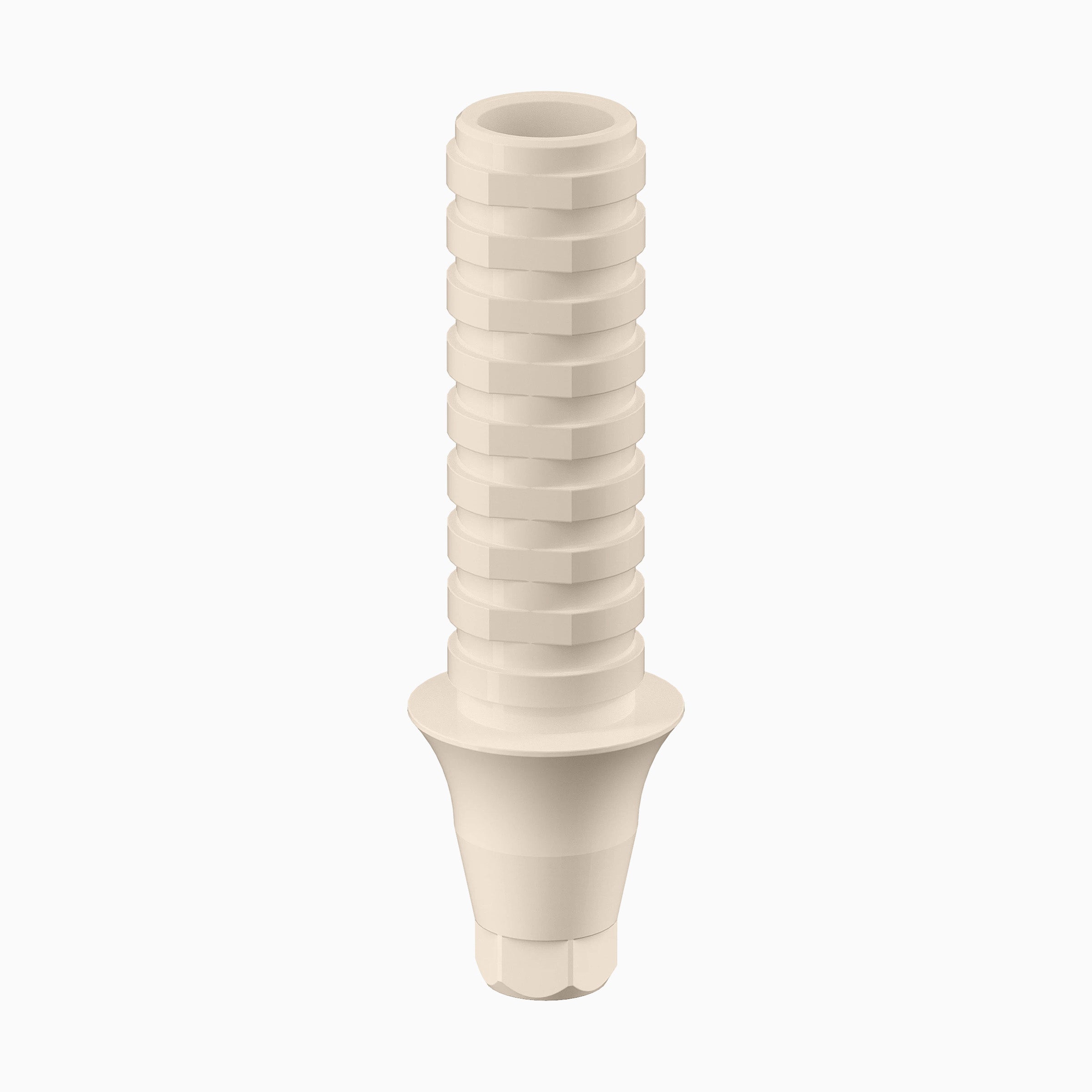 GENESIS ACTIVE™ Conical PEEK Temporary Abutment, Concave, Ø4.5, H2.0mm, Engaging