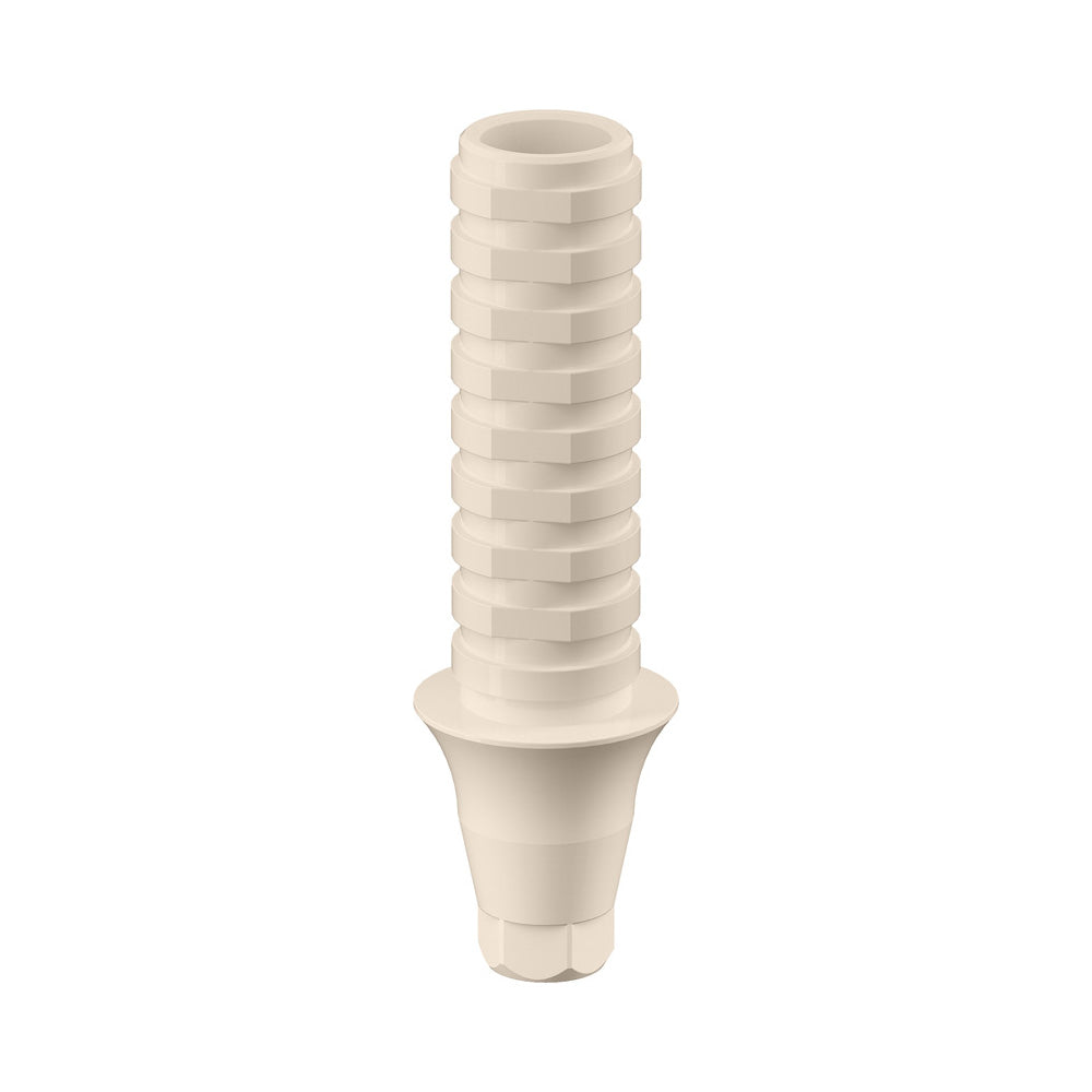 GENESIS ACTIVE™ PEEK Temporary Abutment, Concave, Ø 4.5, H 2.0 mm, Engaging