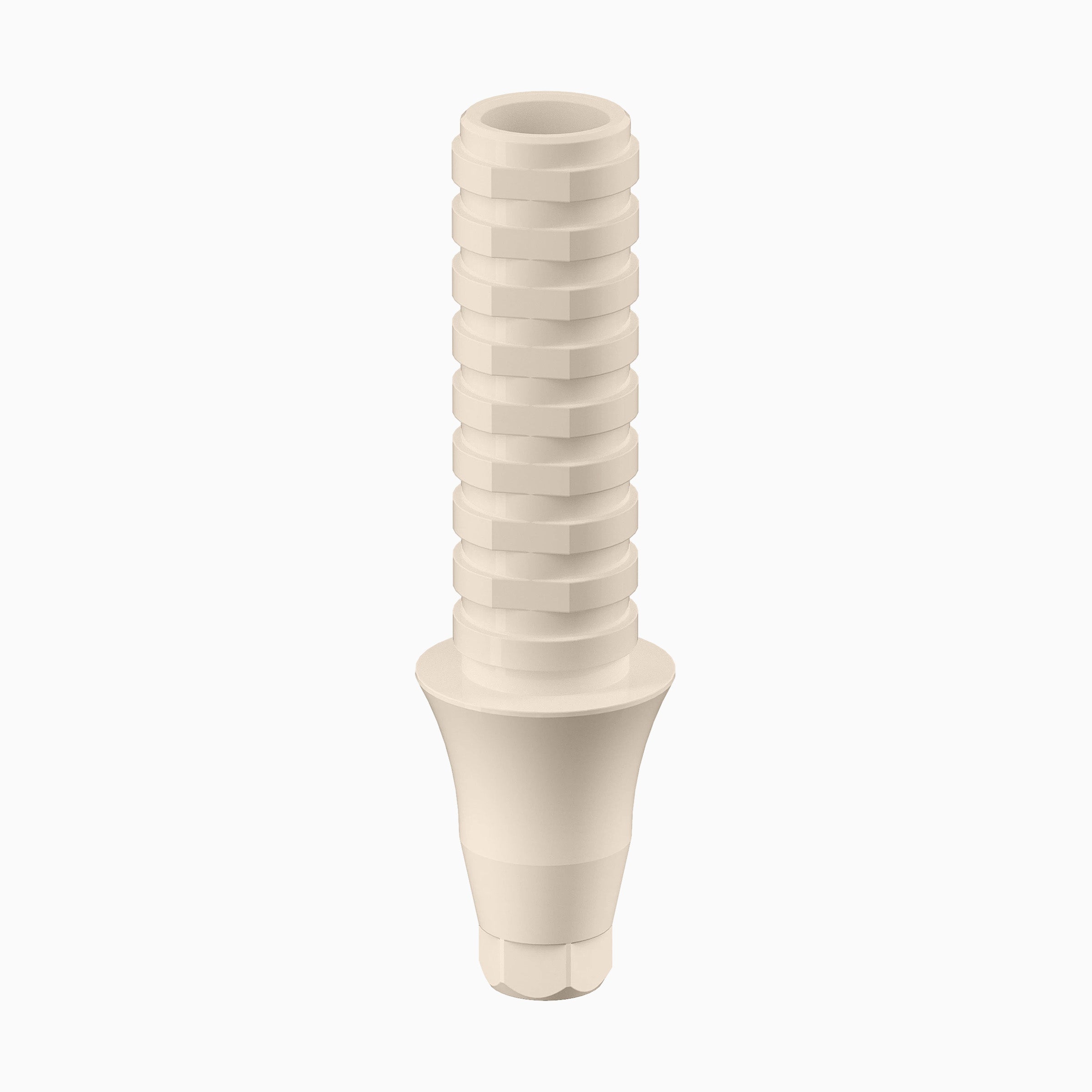 GENESIS ACTIVE™ Conical PEEK Temporary Abutment, Concave, Ø4.5, H3.0mm, Engaging