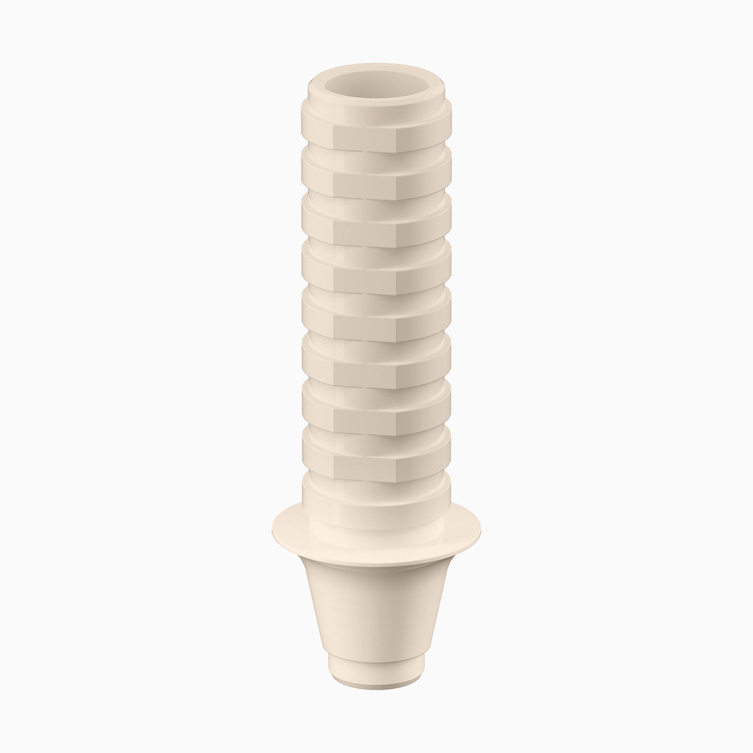 GENESIS ACTIVE™ Conical PEEK Temporary Abutment, Concave, Ø4.5, H1.0mm, Non-Engaging