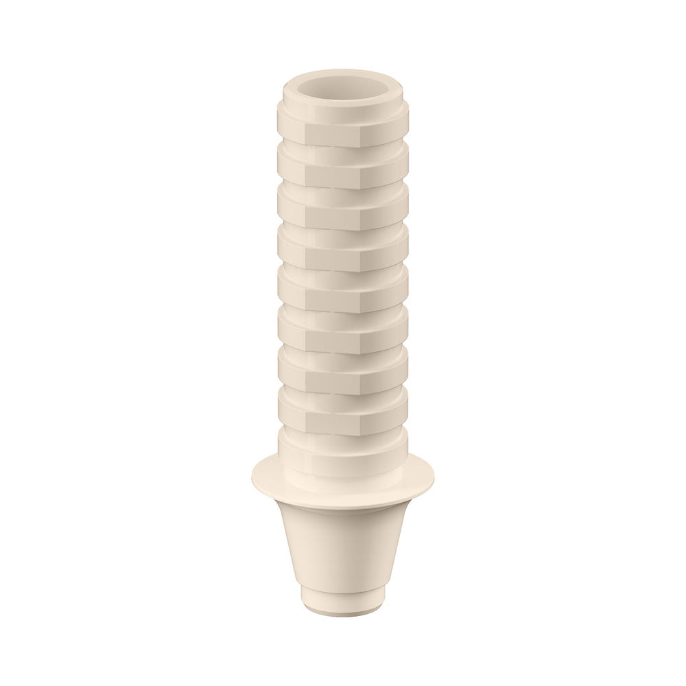 GENESIS ACTIVE™ PEEK Temporary Abutment, Concave, Ø 4.5, H 1.0 mm, Non-Engaging
