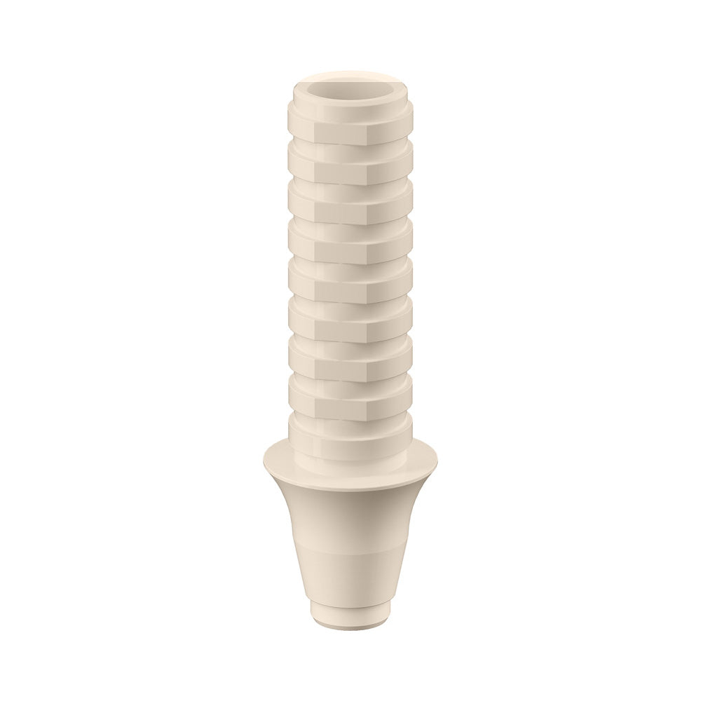 GENESIS ACTIVE Conical PEEK Temporary Abutment Concave, Ø4.5, H2.0mm, Non-Engaging
