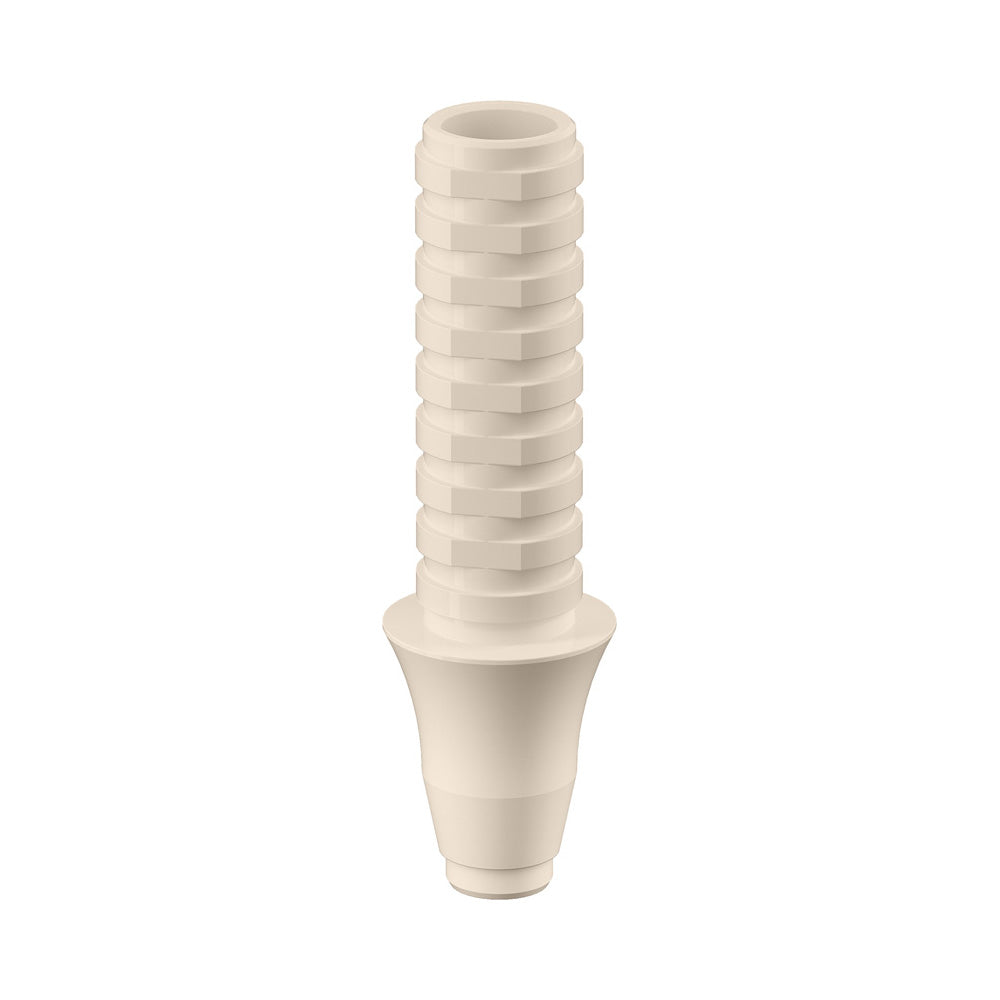 GENESIS ACTIVE™ PEEK Temporary Abutment, Concave, Ø 4.5, H 3.0 mm, Non-Engaging