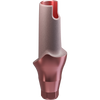 GENESIS ACTIVE™ Conical TiPink Straight Aesthetic Abutment, Concave Ø F 4.5, C 2.0 mm