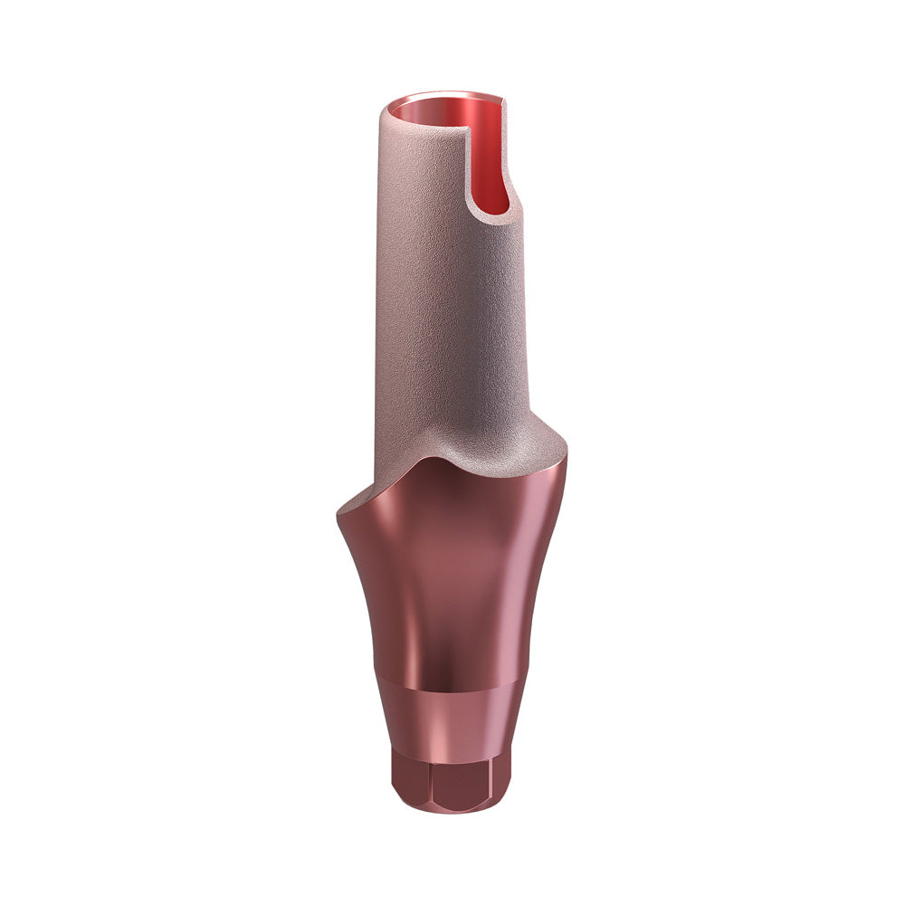 GENESIS ACTIVE™ Conical TiPink Straight Aesthetic Abutment, Concave Ø F 4.5, C 3.0 mm