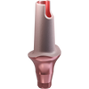 GENESIS ACTIVE™ Conical TiPink Straight Aesthetic Abutment, Concave Ø F 6.0, C 3.0 mm