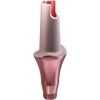 GENESIS ACTIVE™ Conical TiPink Straight Aesthetic Abutment, Concave Ø F 6.0, C 5.0 mm