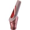 GENESIS ACTIVE™ TiPink 20° Angled Aesthetic Abutment, Concave Ø 3.5, 1.0 mm Cuff